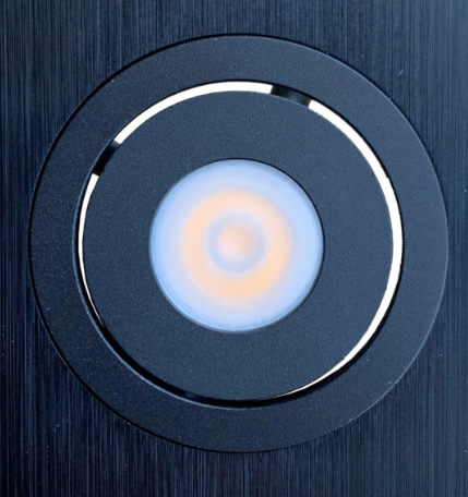 ABBA Lighting USA CB06-BL-5K Dimmable LED Puck Light, Color Temperature 5000K, Finish Black