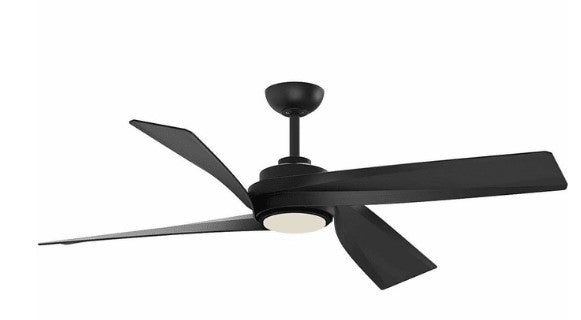 Kuzco Lighting CF96956-MB Horizon LED Contemporary Ceiling Fan, Matte Black Finish