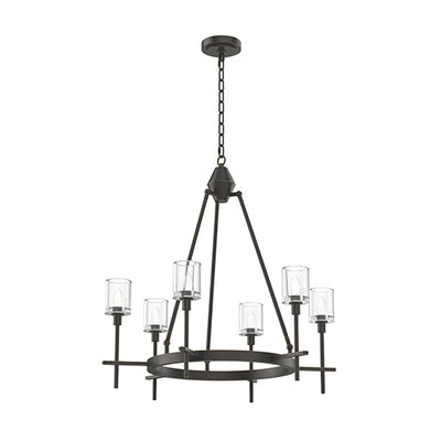 Alora Lighting CH314306UBCC LED Chandelier Ceiling Light Bronze Finish