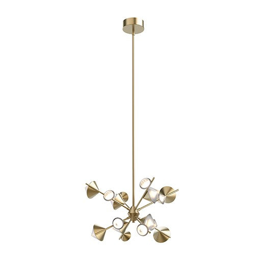 Kuzco Lighting CH50825-BG LED Pendant Light Brushed Gold Finish