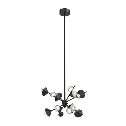 Kuzco Lighting CH50825-BK LED 25 Inch Indoor Lighting Chandelier Ceiling Light Black Finish