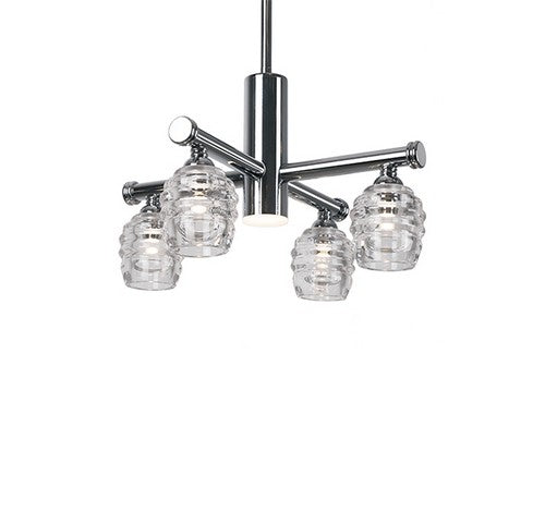 Kuzco Lighting CH52118-CH Honeycomb LED Chandelier Light 120V - BuyRite Electric