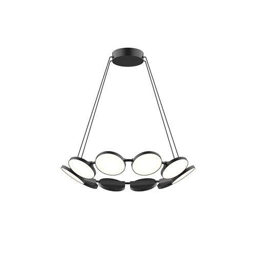 Kuzco Lighting CH72225-BK LED Indoor Lighting 25 Inch Chandelier Ceiling Light Black Finish