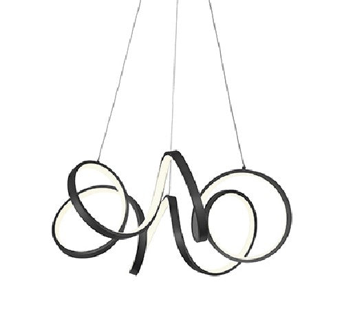 Kuzco Lighting CH93824-XX Signature 8 inch Black Chandelier Ceiling Light 120V - BuyRite Electric