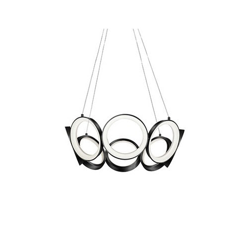 Kuzco Lighting CH94824-BK Oros LED Chandelier Ceiling Light 120V - Buyrite Electric