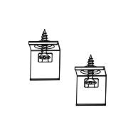 Core Lighting ALP100C-CL Surface Mount Corner LED Profile, Metal Mounting Clips