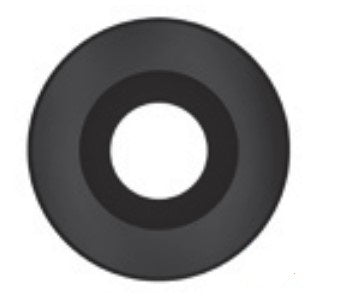 EnvisionLED CMD-TRIM-8-BLK-SM LED 8 Inches Commercial Downlight CMD-3M Series Black Finish