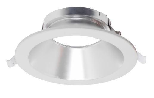 Westgate Lighting CRLC-TRM-8 LED 8 Inch Round Trim For CRLC Series White Ring Open Haze Finish