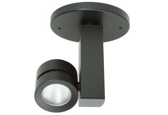 Core Lighting CTL410-L1-30K-BK-FL-MP 700 Lumen Vertical Monopoint Track Head 3000K Black Finish