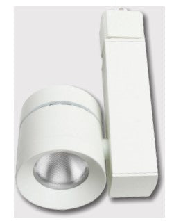 Core Lighting CTL420-L2-30K-WH-WF-JT 16W Optics Wide 45°, Juno Type 1200 Lumens LED Track Head Color Temperature 3000K White Finish