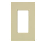 Lutron CW-1-WH Designer Claro Style One Gang Wall Plate