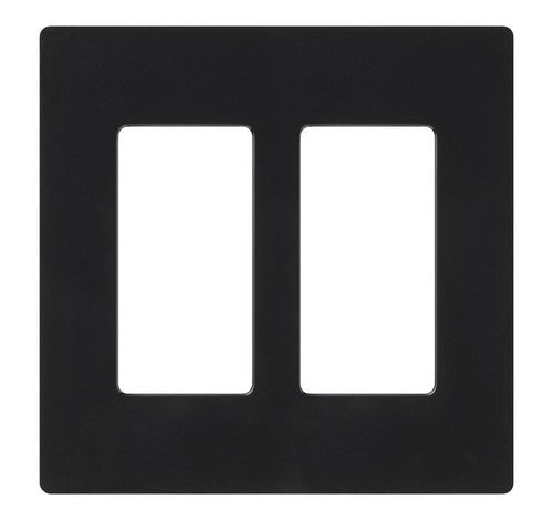 Lutron CW-2-XX Designer Claro Style 2 Gang Wall Plate BL - BuyRite Electric