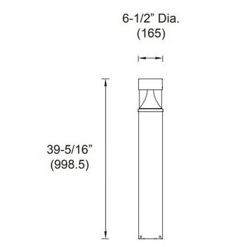 Utopia Lighting BLD1-D 6.5" Dia. LED Bollard Light- BuyRite Electric