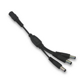 Diode LED DI-0705B-5 3-Way DC Splitter Cable (05 Finish), Black Finish