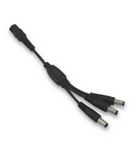 Diode LED DI-0705B 3-Way DC Splitter Cable, Black Finish