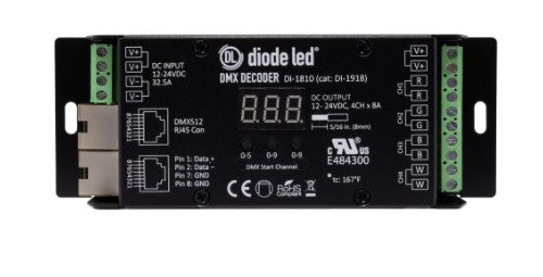 Diode LED DI-1810 DMX 4 Channel Decoder | BuyRite Electric
