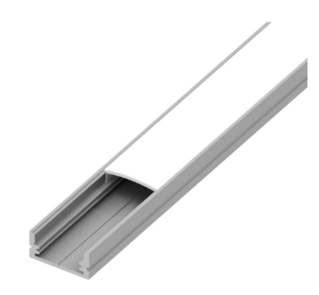 Diode LED DI-CHB-S1-ACC Chromapath Aluminum Channel Acessory Pack Only, 2 Open End Cap, 2 Closed End Cap, 4 Mounting Clips