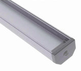 Diode LED DI-CPCHA-SQ96 96" Chromapath LED Tape Light Square Aluminum Channel
