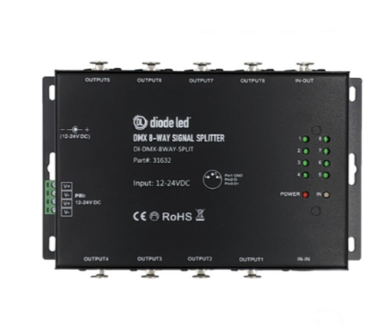 Diode LED DI-DMX-8WAY-SPLIT 8-Way Splitter