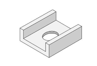Diode LED DI-HLS-MTBR Hydrolume Slim Channel Bracket (10 Pack)