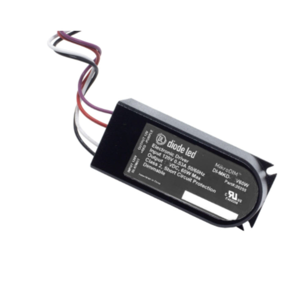 Diode LED DI-MKD-24V60W 60 Watt MikroDim Electronic Dimmable Driver 24V DC