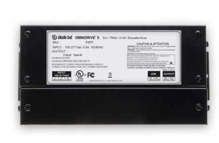 Diode LED DI-ODX-24V200W-J 200 Watt Omnidrive X Dimmable LED Driver 24V DC W/ Junction Box