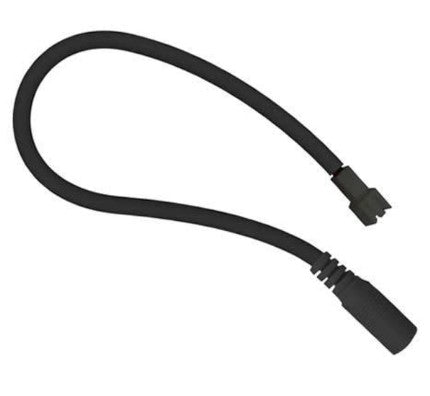 Diode LED DI-SPOT-TL-ADP-BL 1ft Spotmod Tile 2-Pin Male to DC Female Adapter Cable, Black Finish
