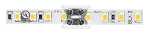 Diode LED DI-TB8-CONN-TTT-25B Tape Light Tape To Tape Screw Down 8mm Terminal Block Connector (Pack Of 25), Bulk