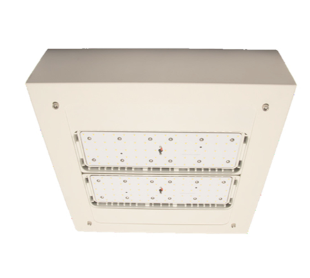 Diode LED DI-VL-CP200W-40-S-WB 200 Watt Volante Surface Mounted Canopy Light Fixture, Color Temperature 4000K, Wide Beam Lens, 120/277V