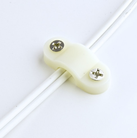 Diode LED DI-WM-WF Wire Fastener 10 Clips with 20 Screws (Pack of 10)