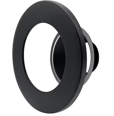 EnvisionLED DLJBX-1-TRIM-BLK-R 1" Smooh Round Trim for DLJBX Series Downlights, Black Finish