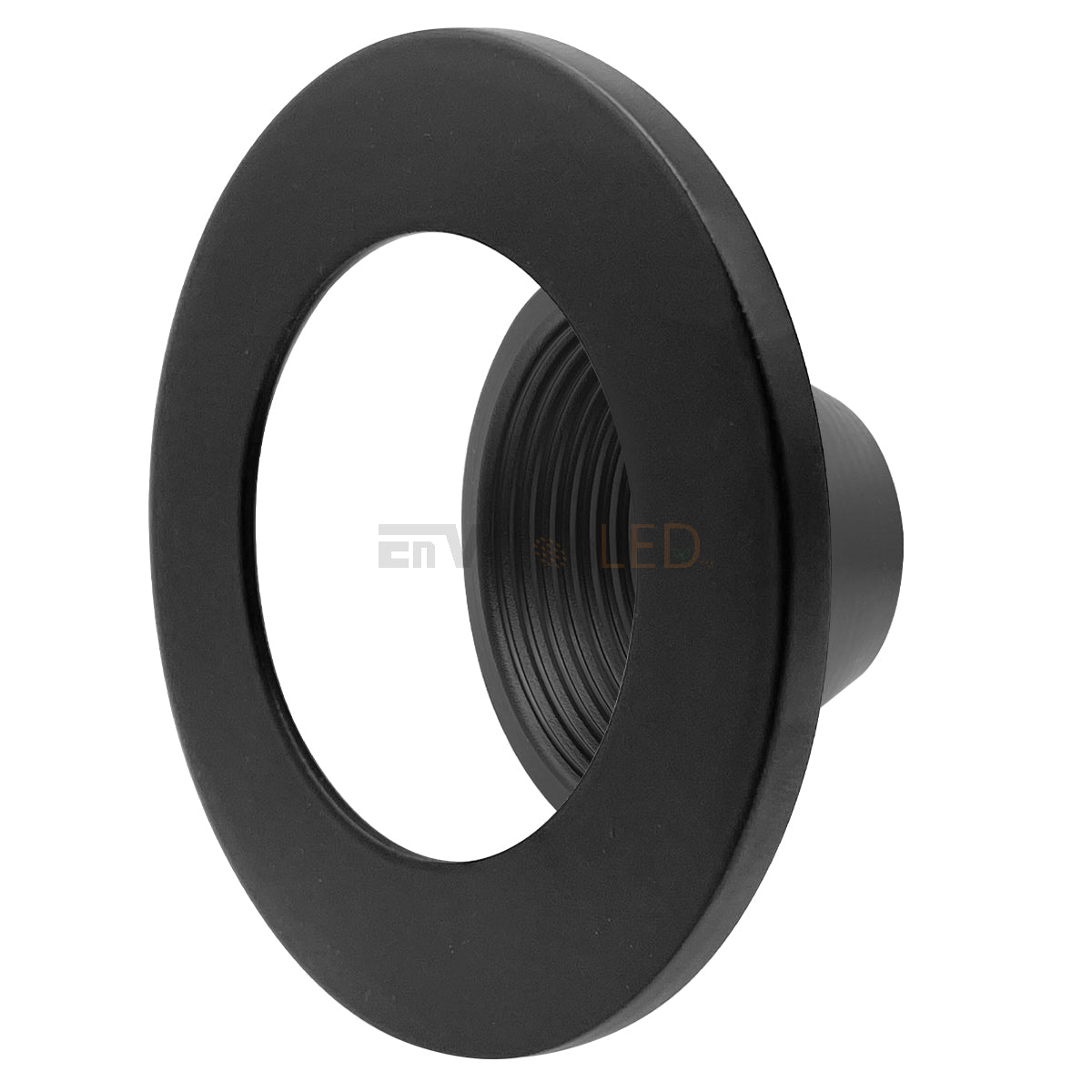EnvisionLED DLJBX-2-TRIM-BL-BFL LED 2 Inch Black In and Out Baffle Trim Reflector Downlight