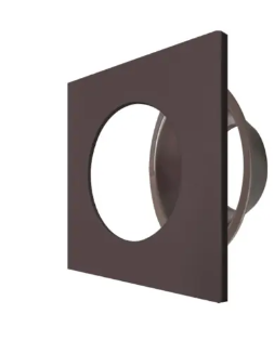 EnvisionLED DLJBX-2-TRIM-BZ-S-SQ 2" Smooh Square Trim for DLJBX Series Downlights, Bronze Finish