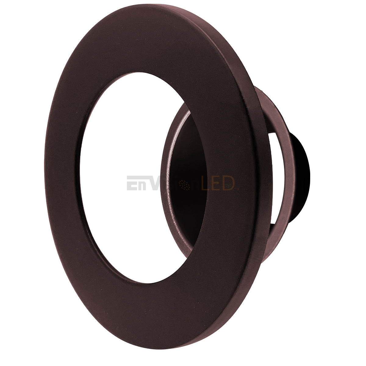 EnvisionLED DLJBX-2-TRIM-BZ-S LED 2 Inch Bronze In and Out Smooth Trim Reflector Downlight