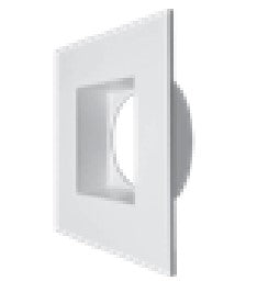 EnvisionLED DLJBX-4RG-TRIM-WH-SQ LED 4 Inches Regressed Gimbal White Square Trim
