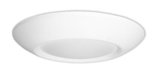 Westgate DLSE6-40K 15 Watt 6 Inch LED Economy Disc Light White Finish