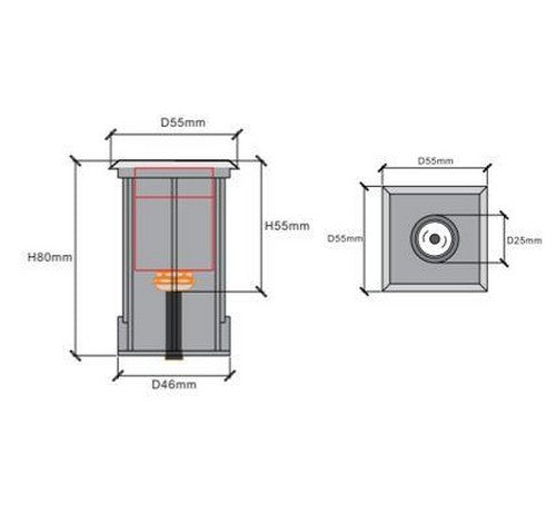 ABBA Lighting DMS52 Stainless Steel Well Light - BuyRite Electric
