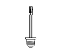 DMF Lighting DRD2X-QCM-ED Male IDEAL Power Plug to Edison Adapter