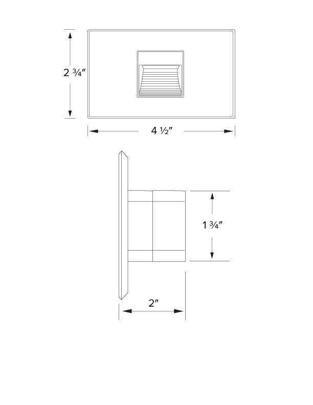 ELCO Lighting ELST9930 Mini LED Step Light 2.5W 3000K 50 lm 120V Finish | BuyRite Electric