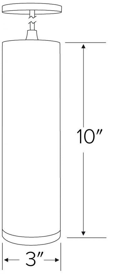 ELCO Lighting EDL8230W LED Diecast Aluminum Pendant 30W 3000K 1920 lm 120V Triac Finish | BuyRite Electric