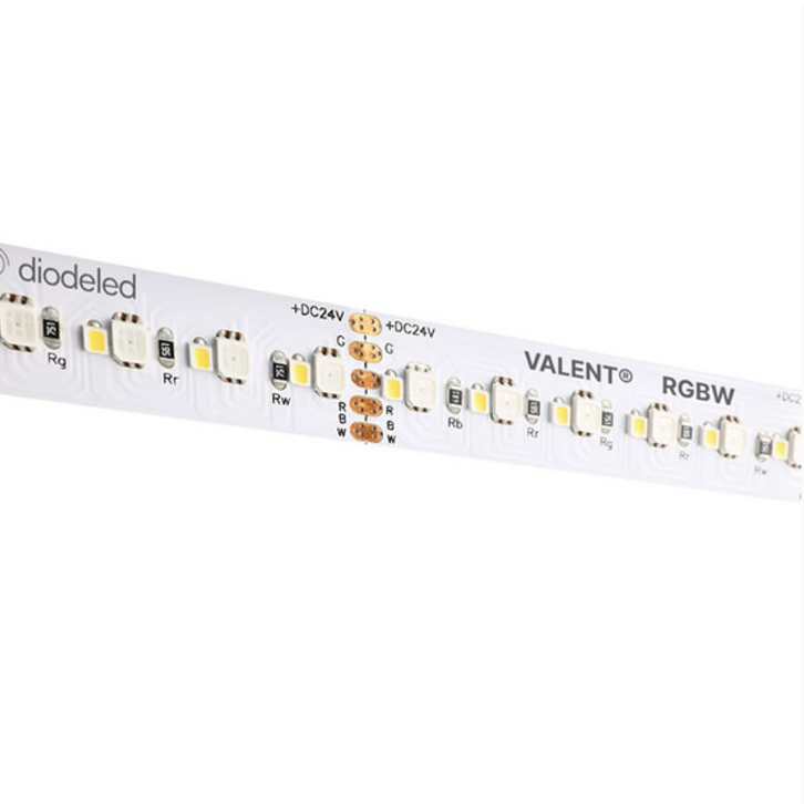 Diode LED DI-24V-VL-RGBW-016 16.4 ft Valent RGBW Color Changing LED Tape Light 24V
