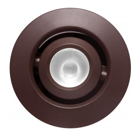 Elco Lighting E1L32NF30BZ 1" Round Recessed Adjustable Oak™ Gimbal, Beam Angle 28° Color Temperature 3000K, All Bronze