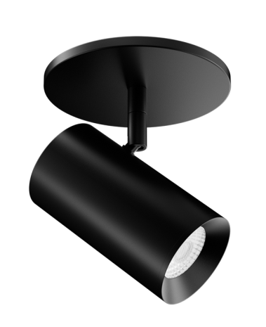 Elco Lighting E25MB-1130-S 2" Koto Sylo™, Monopoint Style, All Black, 1150 lm, Color Temperature 3000K, 18º lens Beam Angle