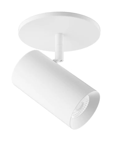 Elco Lighting E25MW-10CT5 2" Koto Sylo™, Monopoint Style, All White, 1000 lm, Color Temperature 2700K-5000K, 38º lens Beam Angle