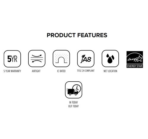 ELCO Lighting E2LC175RICA 9W 2" IC Airtight Remodel Housing