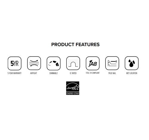 ELCO Lighting E2LCU86ICA 11W 2" IC Airtight HIGHTECH Housings 120/277V