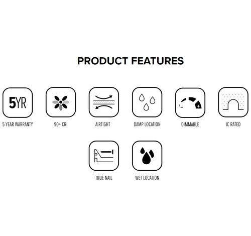 ELCO Lighting E3LK65RICA 10.5W 3" Recessed Remodel Housing for Koto™ Architectural LED Light Engine