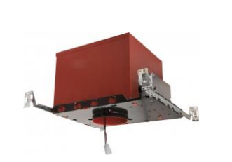 Elco Lighting E4FH08ICAD2 4 Inches Cedar System New Construction 2-Hour Fire Rated Housing w/Driver, Voltage 120/277V, Dimming Triac/ELV/0-10V