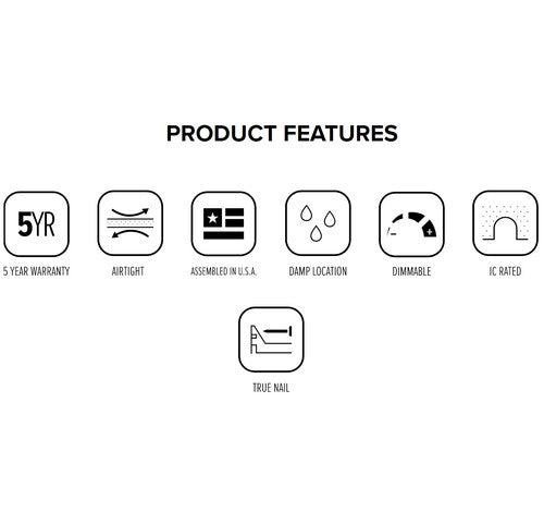 ELCO Lighting E4LK98ICA 10.5W 3″ Recessed New Construction Housing for Architectural Koto™ LED Engine