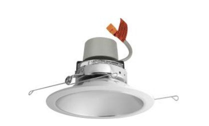 ELCO Lighting E610R0830C 6 Inches LED Module & Driver with Reflector Trim Watt 11.4W, Color Temperature 3000K , Lumens 850lm Chrome with White Ring Finish